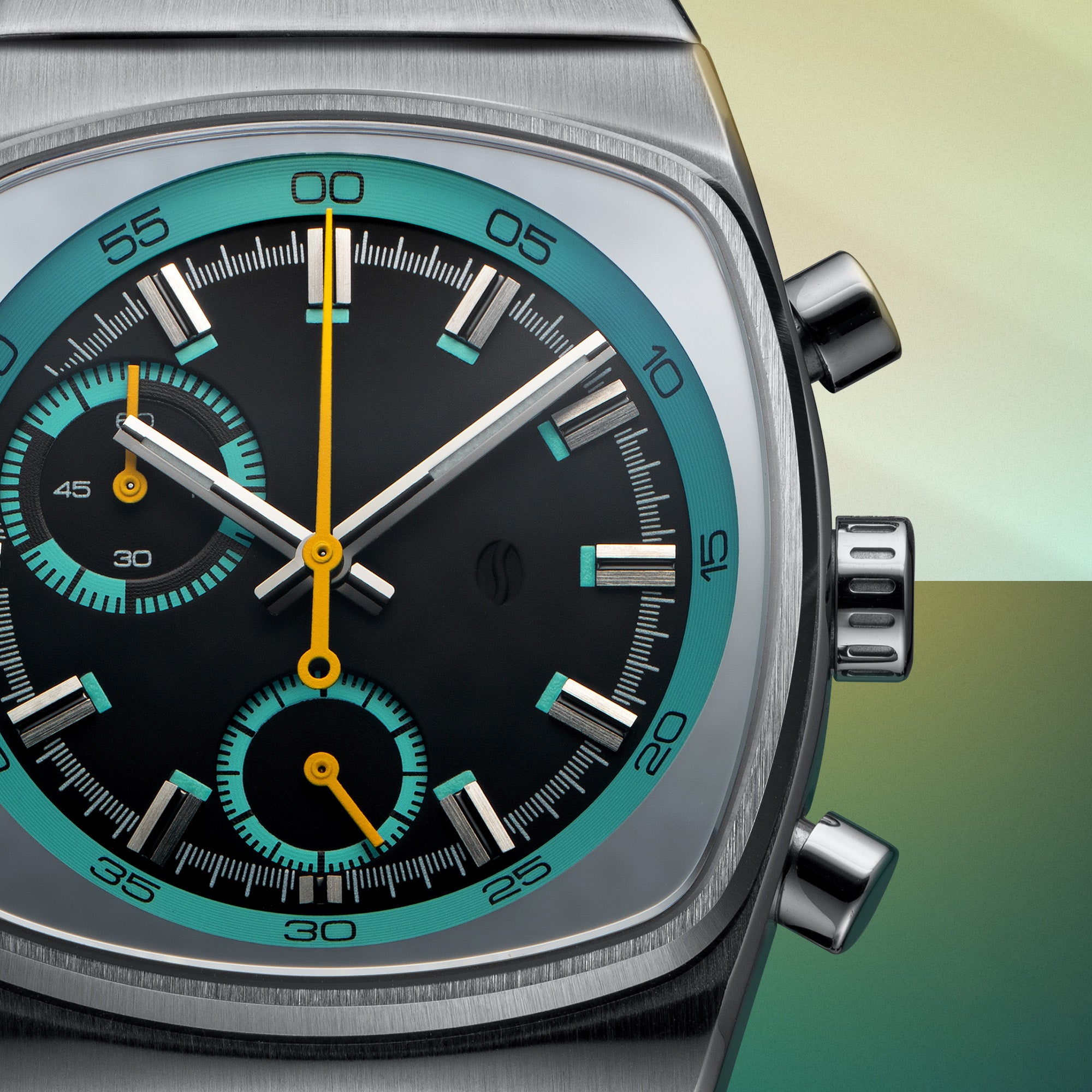 Metric - Teal and Yellow