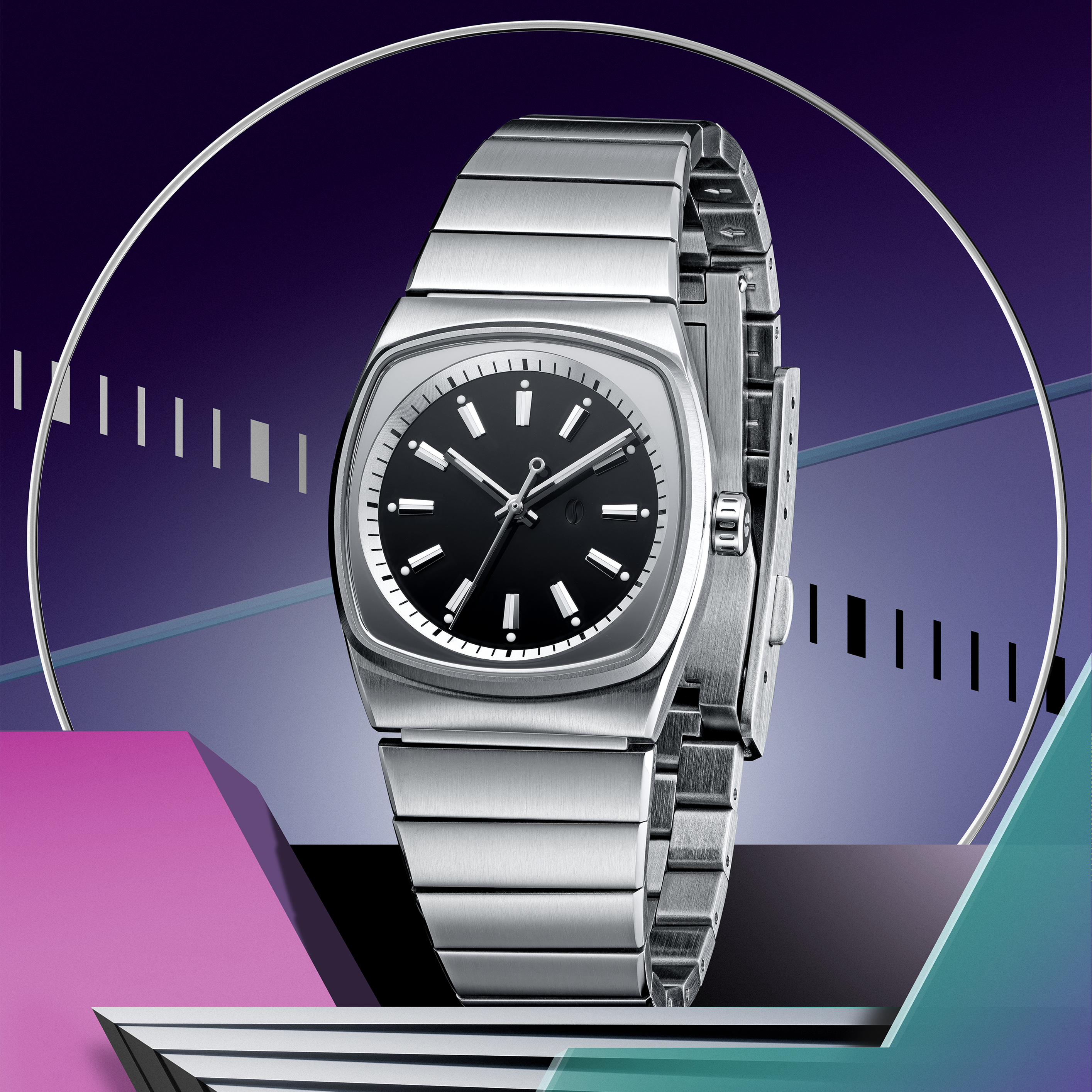 METRIC LITE - SILVER AND BLACK